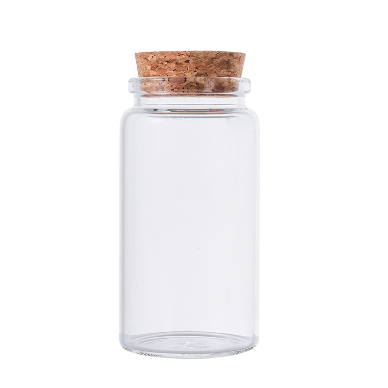 Borosilicate Glass Bottle with Cork Stopper