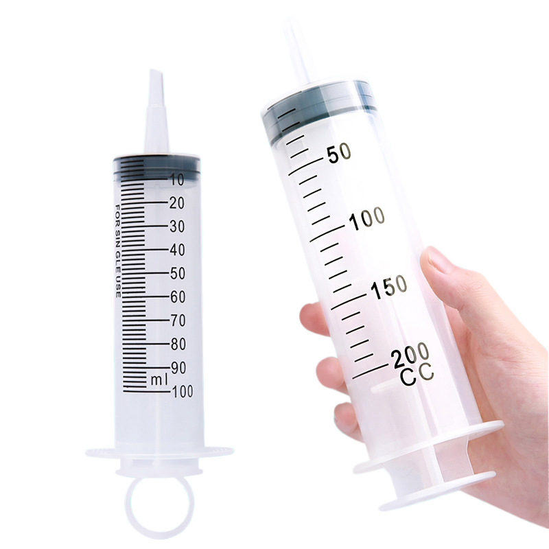 Syringe with Push-Style Plunger
