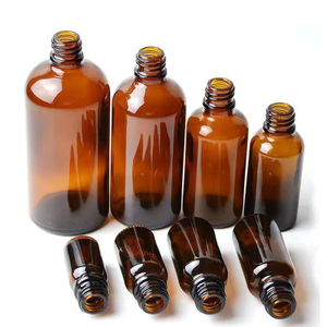 Amber Essential Oil Bottle with Light-Proof Dropper