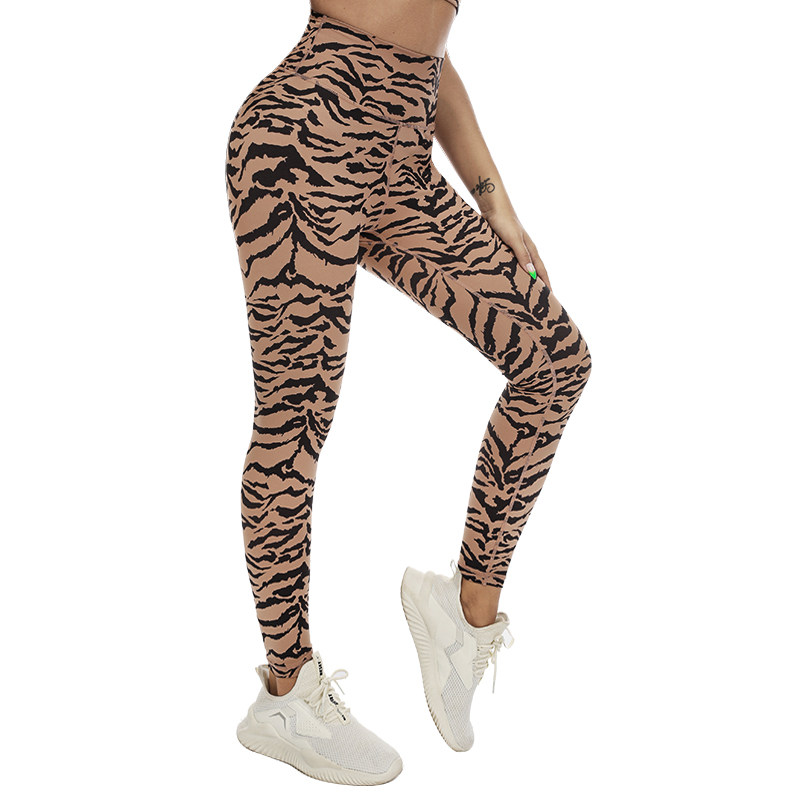 Hot Sale Women Tiger Animal Print Yoga Leggings Custom Wholesale Set of 20 Shipping Free Gym Sports Workout Seamless New Year Style Legging