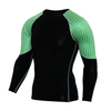 Sports suit men's new quick-drying breathable and moisture-absorbing running fitness suit, long-sleeved tight-fitting two-piece training suit