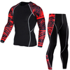 Men's sports suit tights, long-sleeved sports men's fitness T-shirt, quick-drying super elastic PRO suit