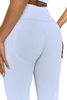 Women Yoga Leggings Workout Custom Seamless Pants High Waist Oversized Ribbed Logo Print Gym Leggings 