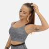  Women's Sport Tops for Yoga Seamless Workout Fitness Athletic Running Customize Leopard Animal Print Plus Sized Gym Sport Bras
