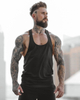 Fitness Men's Sports And Leisure Stretch Quick-drying Blank Light Board without Logo Stitching Vest