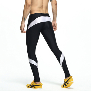 Men's Low Waist Stretch Tights Men's Sports Tights Wholesale Men's Trousers