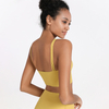 Customize Workout Yoga Gym Women Seamless Running Athletic Fitness Spaghetti Strap Bras Wholesale