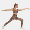 Women Seamless Yoga Sets 2-piece Sexy Leopard Print Custom Sports Bras Fitness Gym Sports Workout High Waist Tummy Control Wholesale Leggings